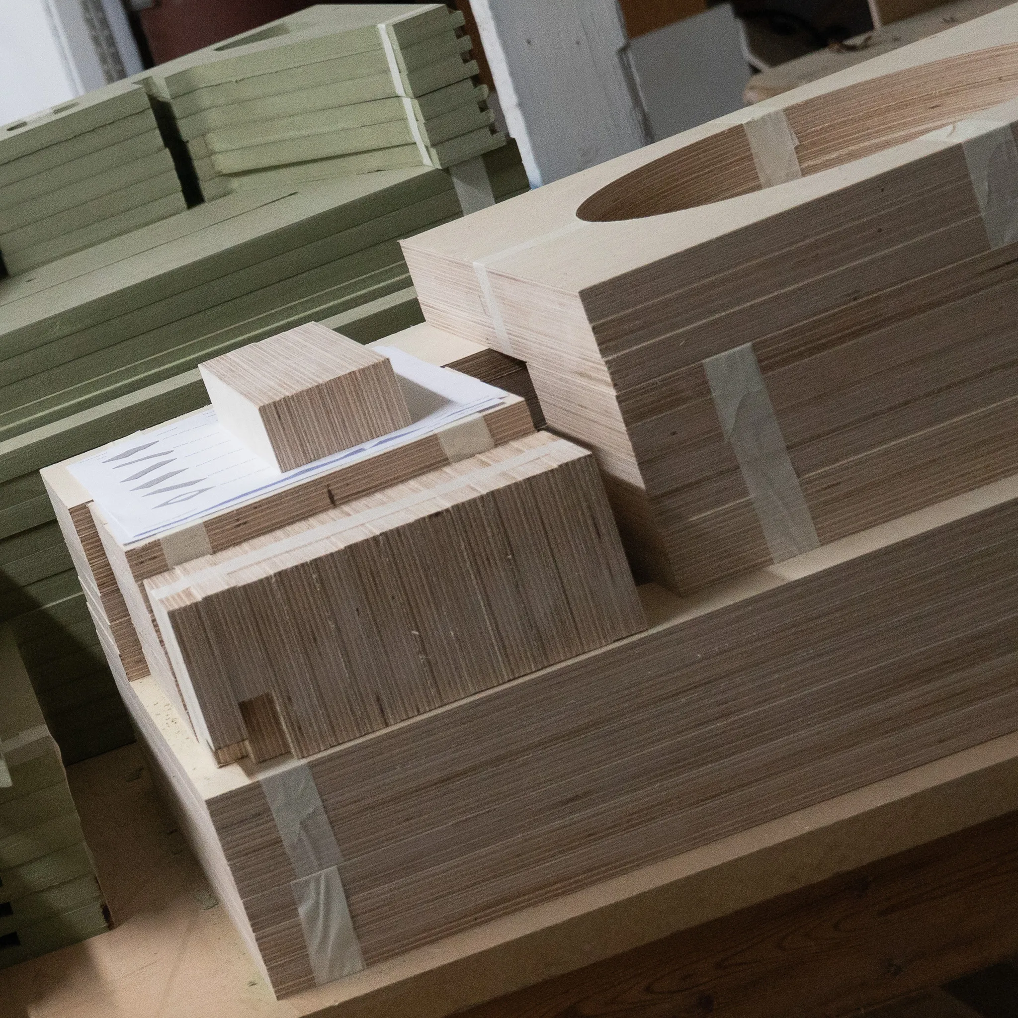 Parts we have machined from 18mm birch faced plywood